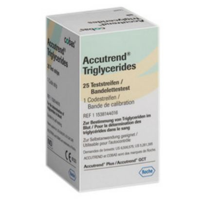 Test Strips Accutrend Triglyceride x 25
