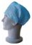 Cap Nurses Theatre Elastic/Back Blue x 120