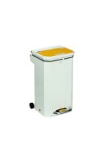 Bin Pedal 20 Ltr With Yellow Lid For Incineration
