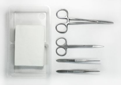 Suture Pack Basic Fine (Disposable Sterile Stainless Steel Single Use) x 1