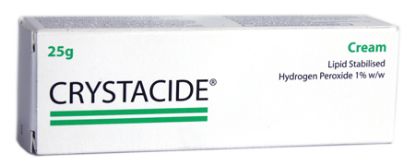 Crystacide (Hydrogen Peroxide) Cream 25g x 1 (P)