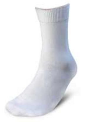 Gel Sock Arthritic/Diabetic White Womens Size 6 Or Smaller (Silipos) x 1 Pair