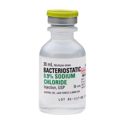 Sodium Chloride Bacteriostatic 0.9% 30ml (POM)