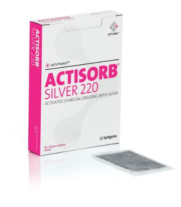 Actisorb Silver 220 Dressing 9.5 x 6.5cm x 10