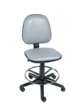Chair Operator (Sunflower) Footring & Five Castor Base Grey