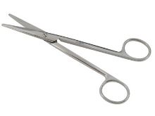Scissors Mayo Straight 23cm (Disposable Sterile Stainless Steel Single Use) x 10