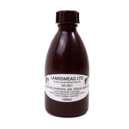 Phenol Solution Liquified 80% 100ml (CHEM)