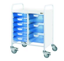 Trolley Vista 60 (Sunflower) 6 Single/3 Double Blue Trays