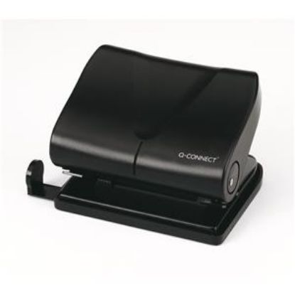 Hole Punch Medium Duty Black (Q-Connect)