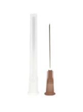 Needle Microlance (Hypodermic) Regular Bevel Brown 26g 1/2" 13mm (Disposable Sterile Single Use) x 100