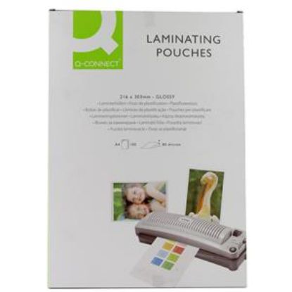 Laminating Pouch (Q-Connect) A4 150 Micron (Each Side) x 100