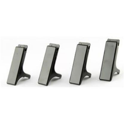 Letter Tray Risers (Q-Connect) Executive Black x 4