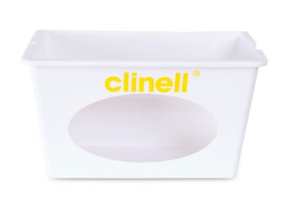 Dispenser For Clinell Detergent Wipes (White With Yellow)
