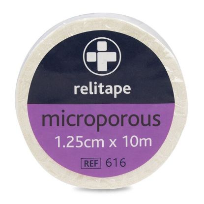 Tape Microporous (Relitape) 1.25cm x 10M x 1