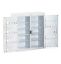 Cabinet Drug & Medicine 800 x 300 x 900mm - No Light - Standard & Door Shelves - Independent Locking Doors