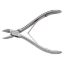 Nipper Nail 5" Straight Double Spring Stainless Steel