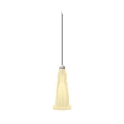 Needle (Agani) Hypodermic Thin 19g 1.5" Ivory x 100