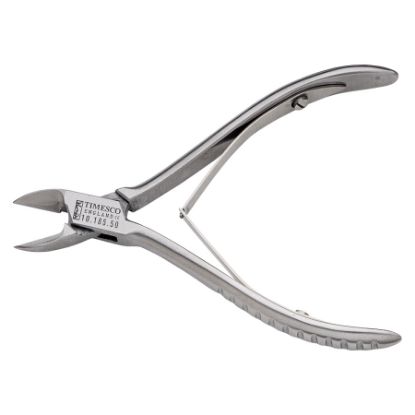 Nipper Nail 5" Straight Double Spring Stainless Steel