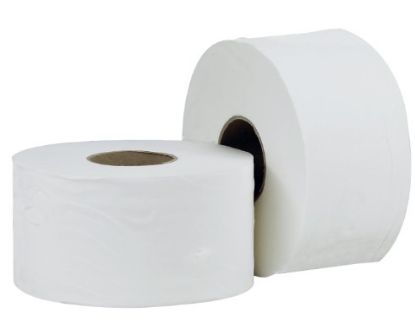 Toilet Roll Mini Jumbo 2 Ply White x 12 (60mm Core 150 Mtr)