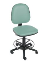 Chair Operator (Sunflower) Footring & Five Castor Base Mint