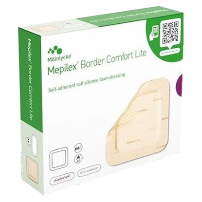 MEPILEX BORDER COMFORT LITE DRESSING 15 CM X 15CM X 10