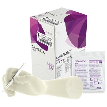 Gammex Sterile P/F Latex Gloves x 50 - (Various Sizes Available)