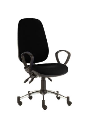 Quasar Deluxe Consultation Chair With Fixed Arms & Intervene Anti-Bacterial Upholstery - Various Colours Available