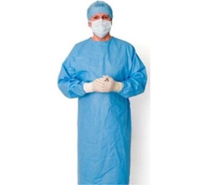 Ssmms Theatre Gown Elasticated Cuffs, Side Ties (Disposable Sterile Single Use) x 1