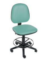 Chair Operator (Sunflower) Footring & Five Castor Base Mint
