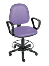 Chair Operator (Sunflower) Footring,Arms And 5 Castor Base Lilac