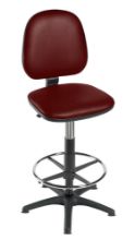 Chair Operator (Sunflower) High Level With Footring Red Wine