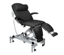 Chair Podiatry Fusion (Split Leg) Gas Assisted Head Black