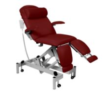 Chair Podiatry Fusion (Split Leg) Gas Assisted Head Red Wine